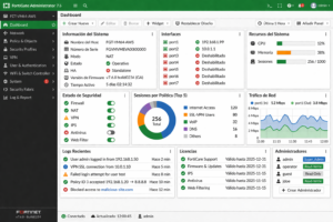 Interfaz de administración FortiGate Administrator 7.6