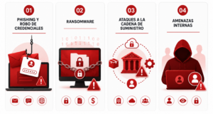 amenazas ciberseguridad bancaria