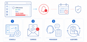Cómo saber si tu licencia UTM está por vencer